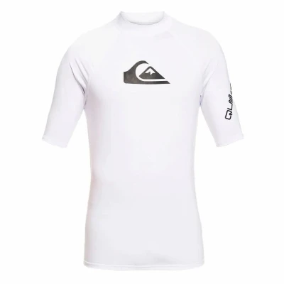 QUIKSILVER Pánské lycrové triko ALL TIME UPF50 krátký rukáv