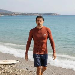 QUIKSILVER Pánské lycrové triko UFP50, dlouhý rukáv