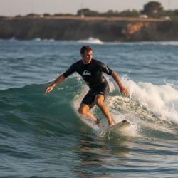 QUIKSILVER Pánské lycrové triko UPF50 krátký rukáv