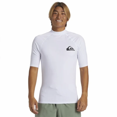 QUIKSILVER Pánské lycrové triko UPF50 krátký rukáv