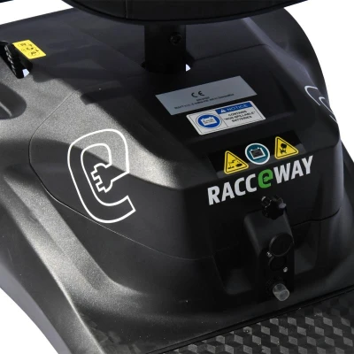 RACCEWAY Elektrický čtyřkolový vozík Solid černý + sleva 1000,- na příslušenství