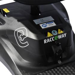 RACCEWAY Elektrický čtyřkolový vozík Solid vínový + sleva 1500,- na příslušenství