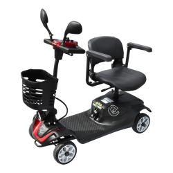 RACCEWAY Elektrický čtyřkolový vozík Solid vínový + sleva 1500,- na příslušenství