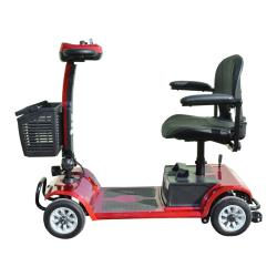 RACCEWAY Elektrický čtyřkolový vozík Split vínový