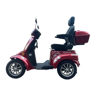 RACCEWAY Strada Lux červený elektrický čtyřkolový vozík