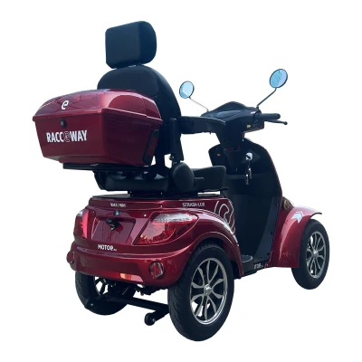 RACCEWAY Strada Lux červený elektrický čtyřkolový vozík
