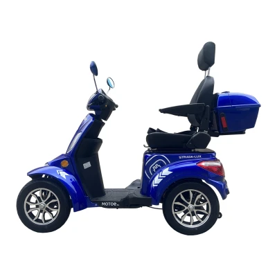 RACCEWAY Strada Lux modrý elektrický čtyřkolový vozík