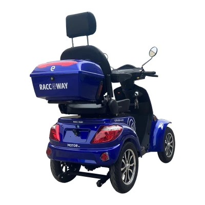 RACCEWAY Strada Lux modrý elektrický čtyřkolový vozík