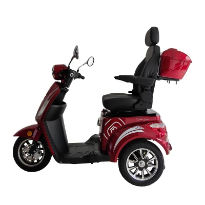 RACCEWAY VIA Lux červený elektrický tříkolový vozík
