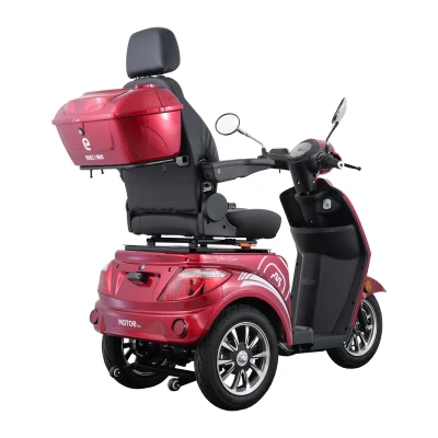 RACCEWAY VIA Lux červený elektrický tříkolový vozík