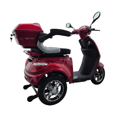 RACCEWAY Elektrický tříkolový vozík Via-ms09 vínový lesklý + sleva 1500,- na příslušenství