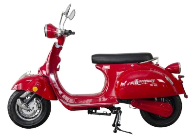 RACCEWAY Elektroskútr Century E-retro červený-lesklý + sleva 1500,- na příslušenství