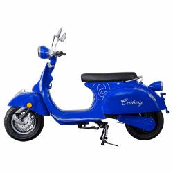 RACCEWAY Elektroskútr Century E-retro modrý lesklý + sleva 1500,- na příslušenství