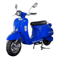 RACCEWAY Elektroskútr Century E-retro modrý lesklý + sleva 1500,- na příslušenství