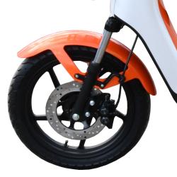 RACCEWAY Elektroskúter E-babeta II bielo-oranžová bez batérie + zľava 1000,- na príslušenstvo