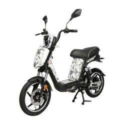 RACCEWAY Elektroskútr E-babeta maskáč černo-bílý bez baterie + sleva 1500,- na příslušenství