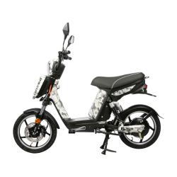 RACCEWAY Elektroskútr E-babeta maskáč černo-bílý bez baterie + sleva 1500,- na příslušenství