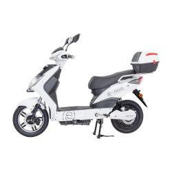 RACCEWAY Elektroskútr E-fichtl bílý-lesklý s baterií 20Ah + sleva 1000,- na příslušenství