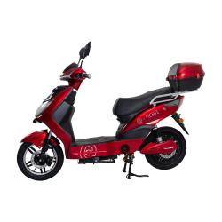 RACCEWAY Elektroskútr E-fichtl červený-lesklý s baterií 20Ah + sleva 1500,- na příslušenství