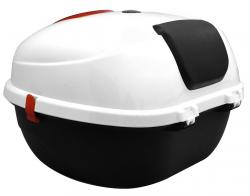 RACCEWAY Zadní kufr k elektroskútru Century bílý-lesklý