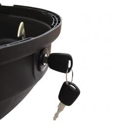 RACCEWAY Zadní kufr k elektroskútru Century bílý-lesklý