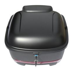 RACCEWAY Zadní kufr s nosičem k elektroskútru Pařez černý