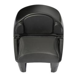 RACCEWAY Zadní kufr se sedlem a nosičem k elektroskútru Pařez černý