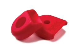 Race Face Crank Boot 2-pack, Ochrana Hliníkových Klik Small Červená