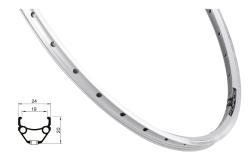 Force Ráfek CLASSIC 622x19 32děr, stříbrný