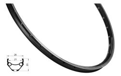 Force Ráfek PRIME 559x21 32děr, černý Force Ráfek PRIME 559x21 32děr, černý