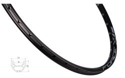 Force Ráfek XC BASIC DISC 584x19 32děr, černý