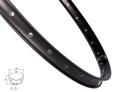 MACH 1 Ráfek MACH1 KLIXX DISC 622x23, 32 děr, černý MACH 1 Ráfek MACH1 KLIXX DISC 622x23, 32 děr, černý