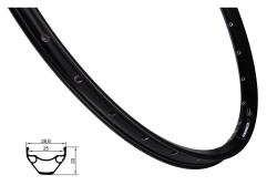 REMERX Ráfek E-ROCKY 584x25 32děr, černý REMERX Ráfek E-ROCKY 584x25 32děr, černý