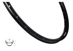 REMERX Ráfek RX 3027 DISC 584x27, 28děr, černý REMERX Ráfek RX 3027 DISC 584x27, 28děr, černý