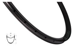 REMERX Ráfik S-DISC 622x25, 28 dier, čierny REMERX Ráfik S-DISC 622x25, 28 dier, čierny