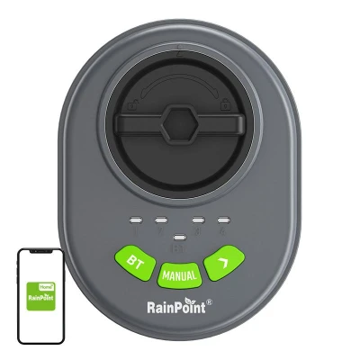 Rainpoint 4-zónový regulátor zavlažování s aplikací, Bluetooth Rainpoint 4-zónový regulátor zavlažování s aplikací, Bluetooth