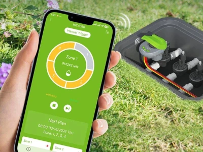 Rainpoint 4-zónový regulátor zavlažování s aplikací, Bluetooth