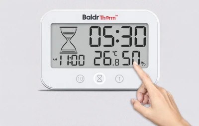RainPoint BALDRTHERM B0549STH bílý koupelnový časovač