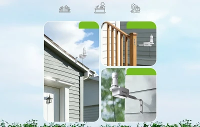 RainPoint HCS044FRF bílý bezdrátový dešťový senzor