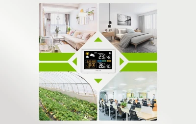 RainPoint BALDRTHERM B0359WST2H2PR bílá meteorologická stanice s venkovním senzorem
