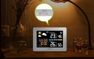 RainPoint BALDRTHERM B0359WST2H2PR bílá meteorologická stanice s venkovním senzorem