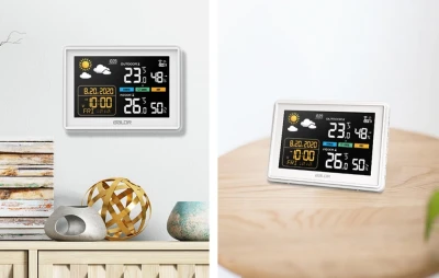 RainPoint BALDRTHERM B0359WST2H2PR bílá meteorologická stanice s venkovním senzorem