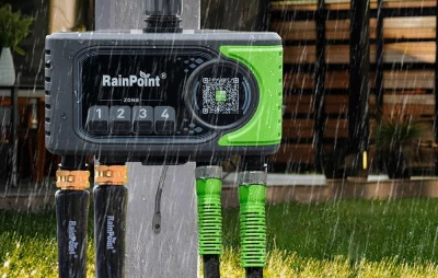 Rainpoint Řídicí jednotka zavlažování WiFi se 4 zónami a bránou