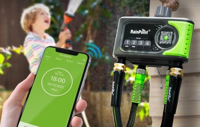 Rainpoint Řídicí jednotka zavlažování WiFi se 4 zónami a bránou