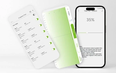 Rainpoint Sada inteligentného solárneho vodného čerpadla s bránou, aplikácia