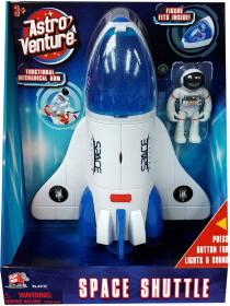 Raketoplán vesmírný set s kosmonautem na baterie Světlo Zvuk