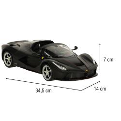Rastar RC auto Ferrari LaFerrari Aperta 1:14 černé