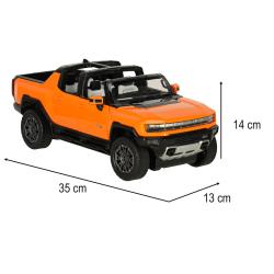 Rastar RC auto Hummer EV 1:16 oranžová