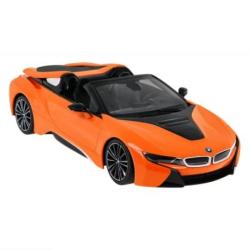 Rastar BMW i8 1:12, licence, LED, metalický lak, oranžové Rastar BMW i8 1:12, licence, LED, metalický lak, oranžové