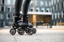 Raven Advance 100mm 110mm black juniorské brusle POUZE EU 35-39 (VÝPRODEJ)